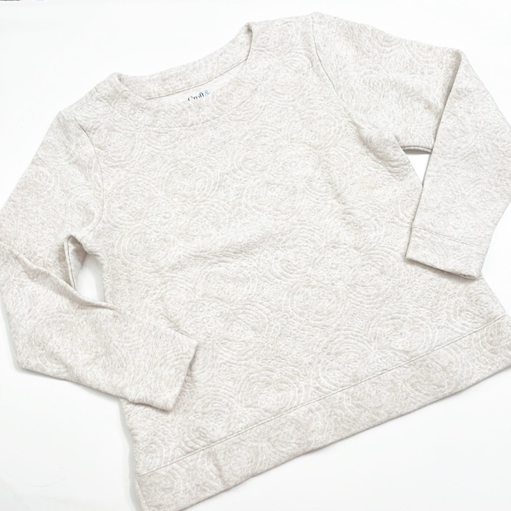 Croft & Barrow cream knit sweater